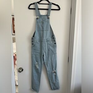 Denim Slim Overalls Sz 2